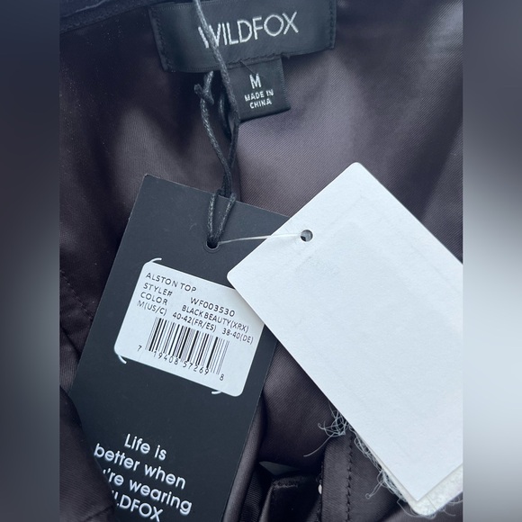 New Wildfox Couture Alston top sequin with bow size Medium - Picture 4 of 10